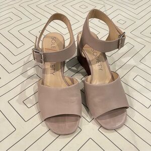 Sole Society “Kori” Wedge Sandals. Sz 9.5